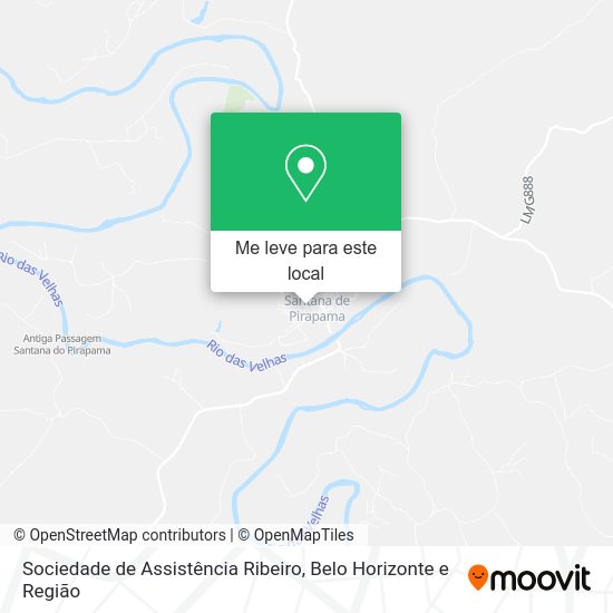 Sociedade de Assistência Ribeiro mapa