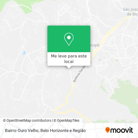 Bairro Ouro Velho mapa