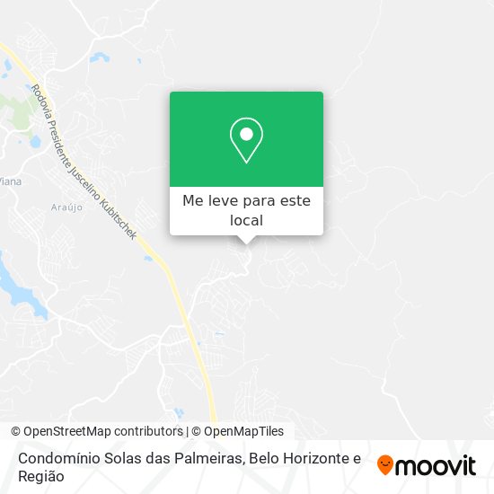 Condomínio Solas das Palmeiras mapa