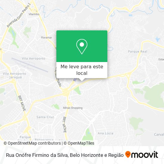 Rua Onófre Firmino da Silva mapa