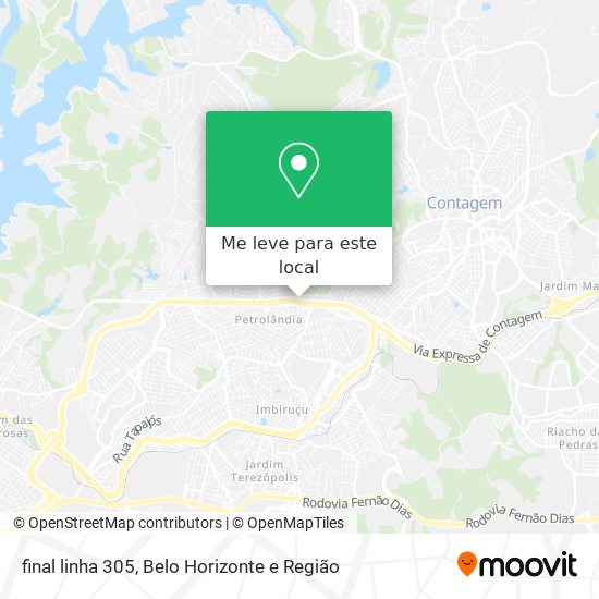 final linha 305 mapa