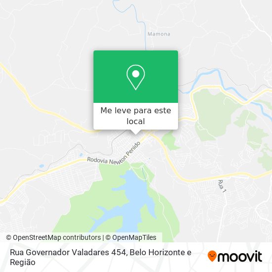 Rua Governador Valadares 454 mapa