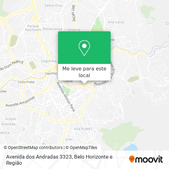 Avenida dos Andradas 3323 mapa