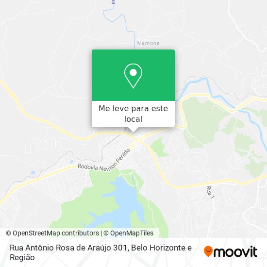 Rua Antônio Rosa de Araújo 301 mapa