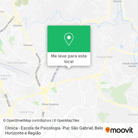 Clinica - Escola de Psicologia -Puc São Gabriel mapa