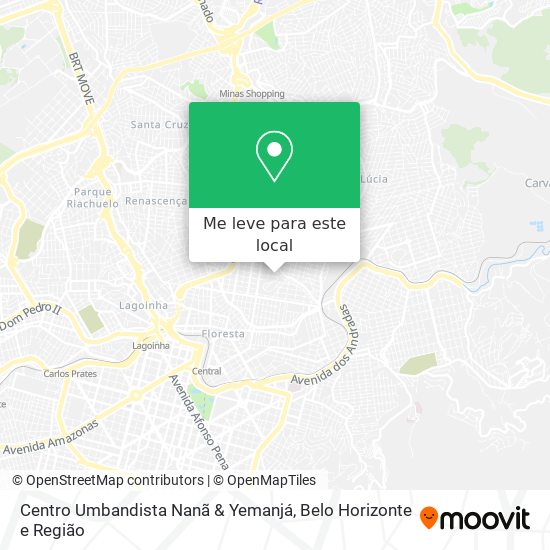 Centro Umbandista Nanã & Yemanjá mapa