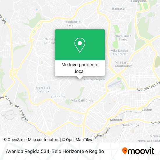 Avenida Regida 534 mapa