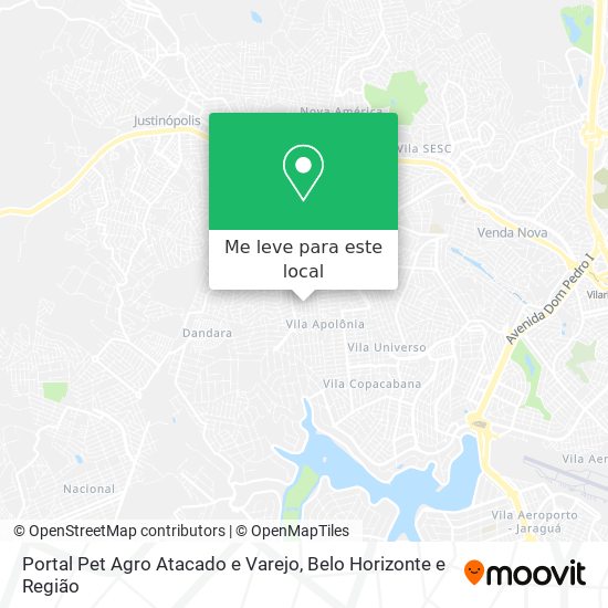 Portal Pet Agro Atacado e Varejo mapa
