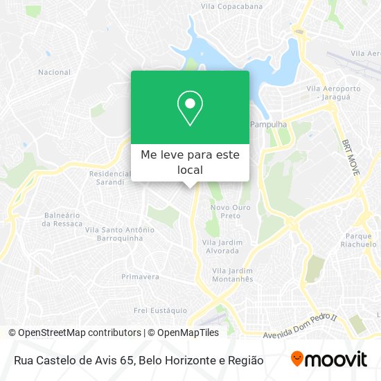 Rua Castelo de Avis 65 mapa