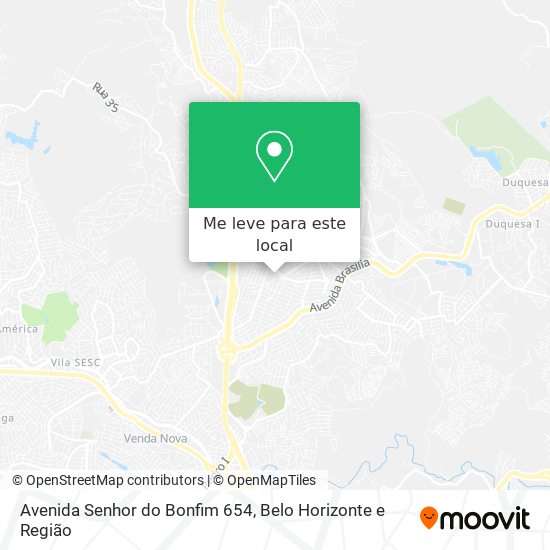 Avenida Senhor do Bonfim 654 mapa