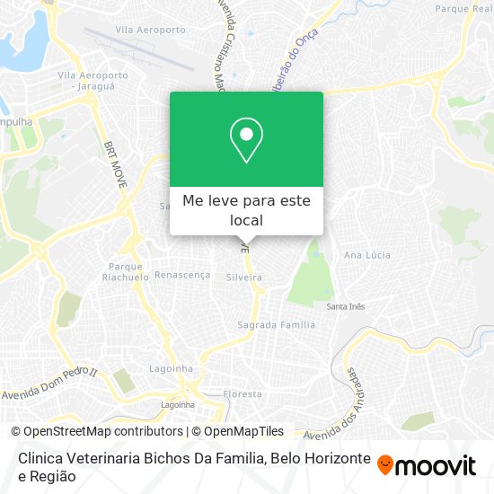 Clinica Veterinaria Bichos Da Familia mapa