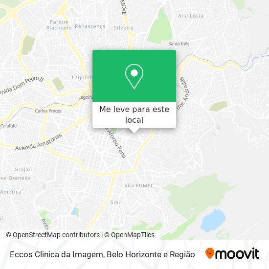 Eccos Clinica da Imagem mapa