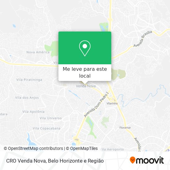 CRO Venda Nova mapa