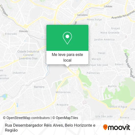 Rua Desembargador Réis Alves mapa