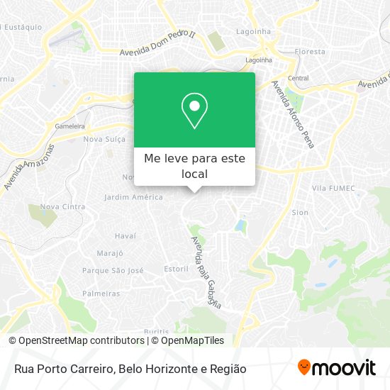 Rua Porto Carreiro mapa