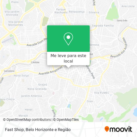 Fast Shop mapa