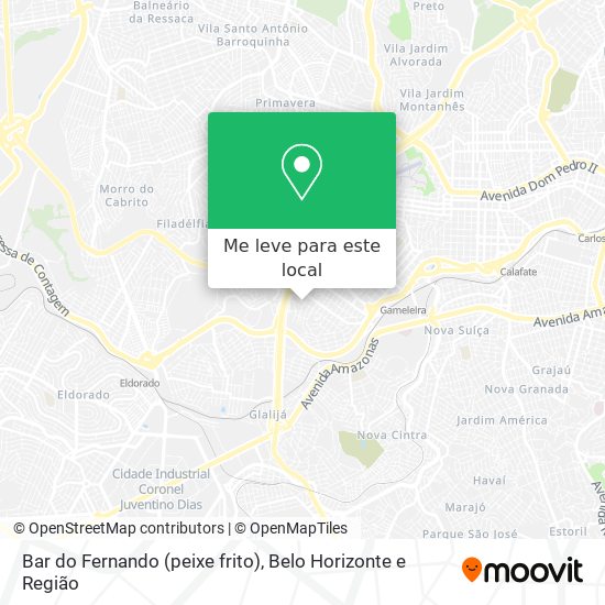 Bar do Fernando (peixe frito) mapa