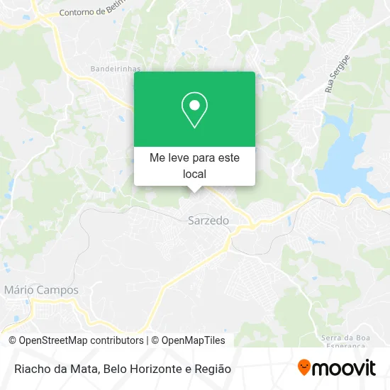 Riacho da Mata mapa