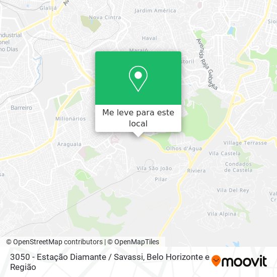 3050 - Estação Diamante / Savassi mapa