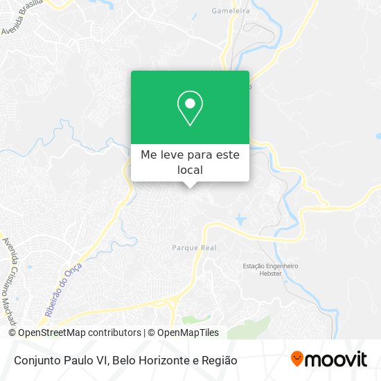 Conjunto Paulo VI mapa