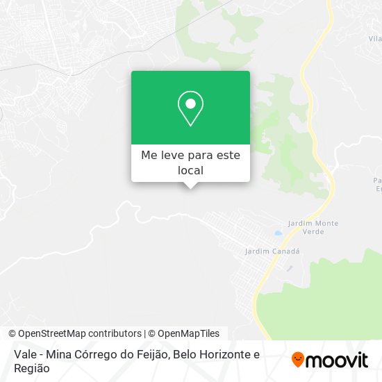 Vale - Mina Córrego do Feijão mapa