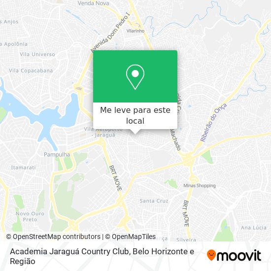 Academia Jaraguá Country Club mapa