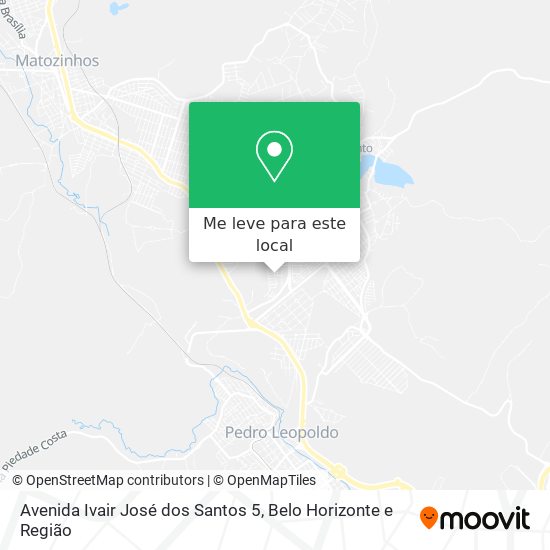 Avenida Ivair José dos Santos 5 mapa