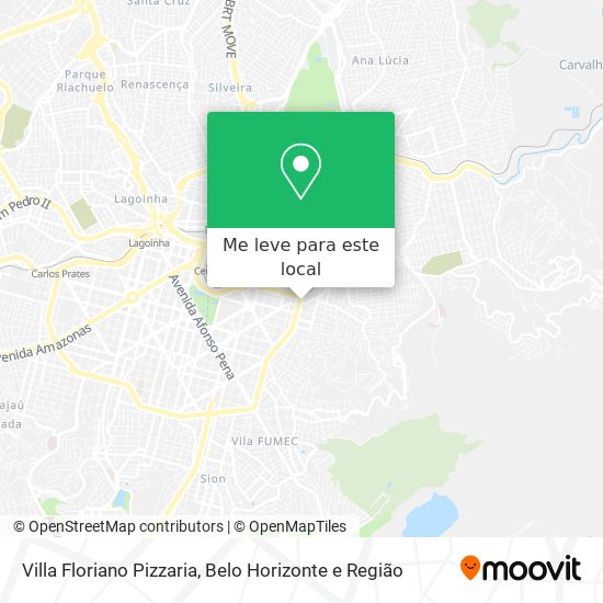 Villa Floriano Pizzaria mapa