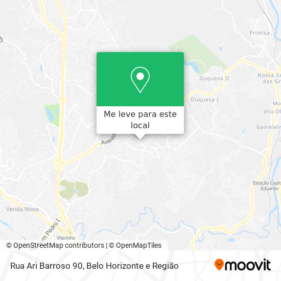 Rua Ari Barroso 90 mapa
