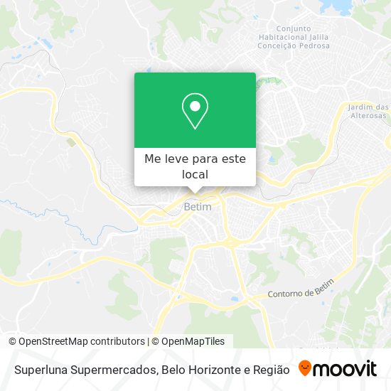 Superluna Supermercados mapa