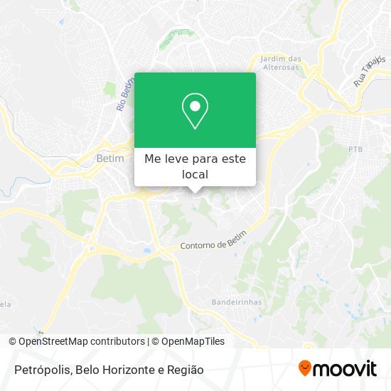Petrópolis mapa