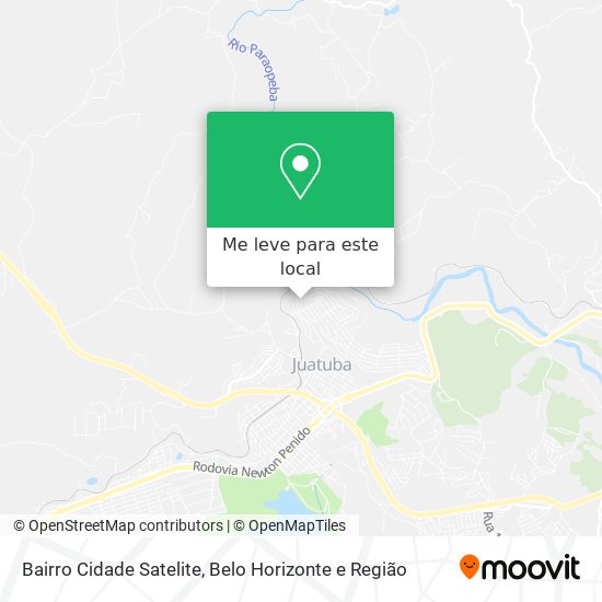 Bairro Cidade Satelite mapa