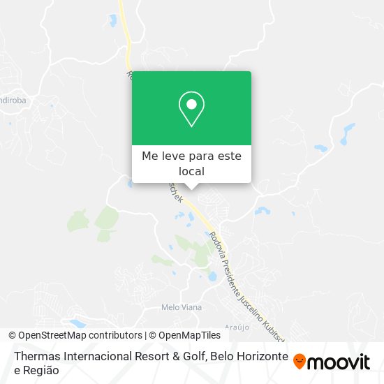 Thermas Internacional Resort & Golf mapa