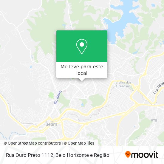 Rua Ouro Preto 1112 mapa