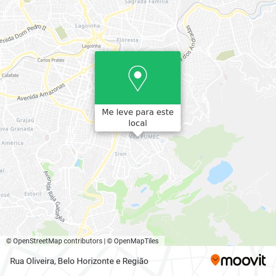 Rua Oliveira mapa