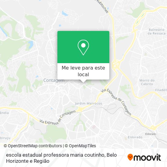 escola estadual professora maria coutinho mapa
