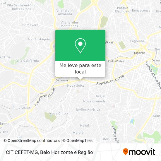 CIT CEFET-MG mapa