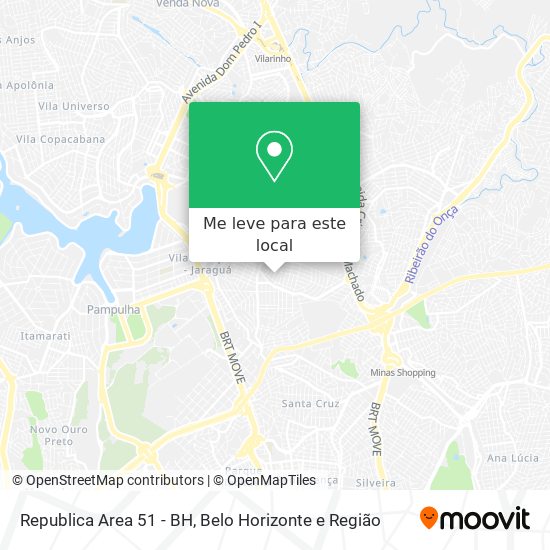 Republica Area 51 - BH mapa