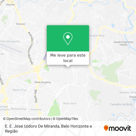 E. E. José Izidoro De Miranda mapa
