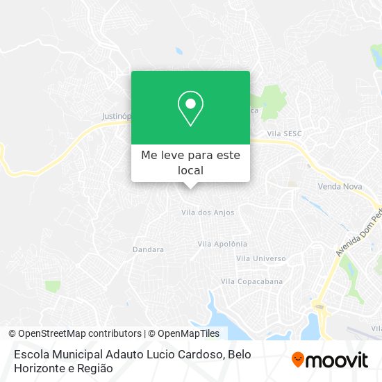 Escola Municipal Adauto Lucio Cardoso mapa