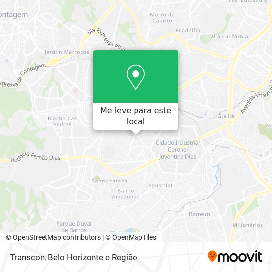 Transcon mapa