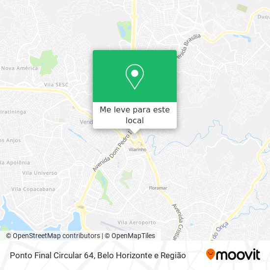 Ponto Final Circular 64 mapa