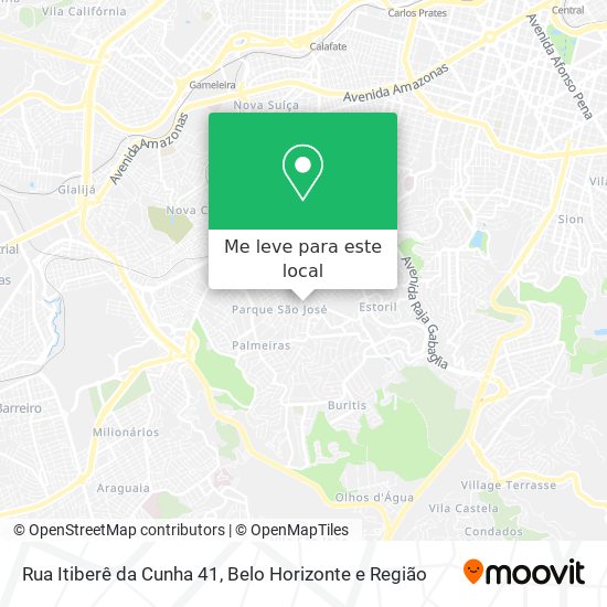 Rua Itiberê da Cunha 41 mapa