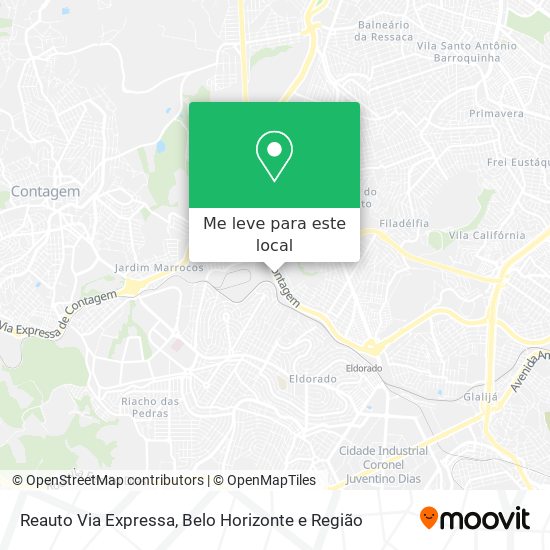 Reauto Via Expressa mapa