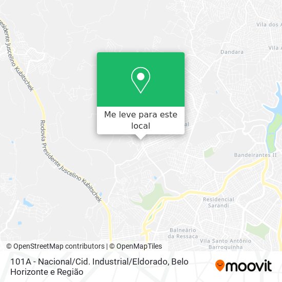 101A - Nacional / Cid. Industrial / Eldorado mapa
