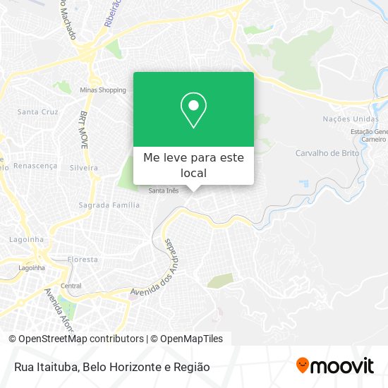 Rua Itaituba mapa
