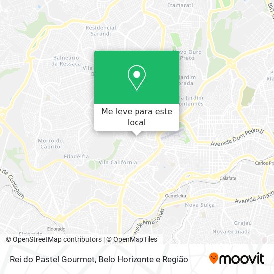 Rei do Pastel Gourmet mapa