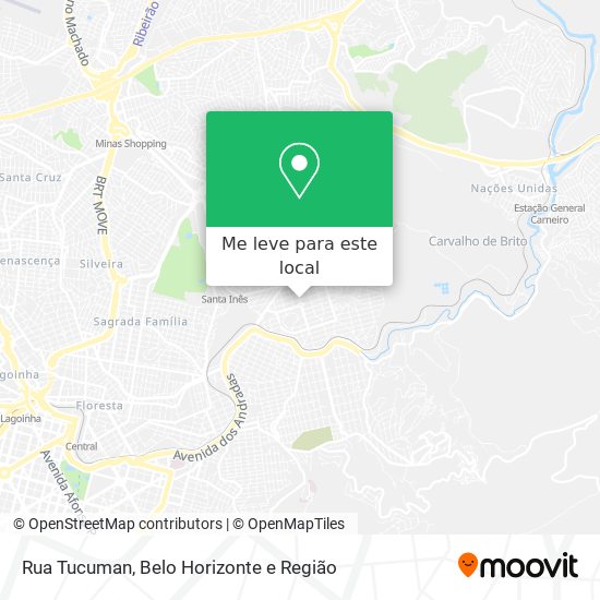Rua Tucuman mapa