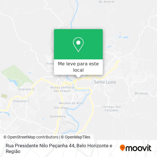 Rua Presidente Nilo Peçanha 44 mapa