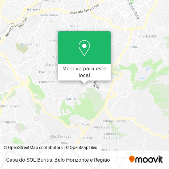 Casa do SOL Buritis mapa